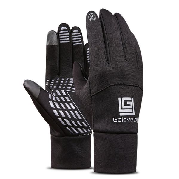 

winter windproof warm cycling gloves waterproof anti-slip touch screen full finger outdoor sports gloves