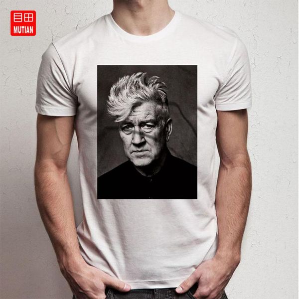 

david lynch t shirt, White;black