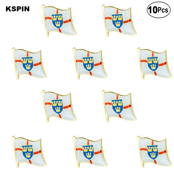 

east anglia lapel pin flag badge brooch pins badges 10pcs a lot, Gray