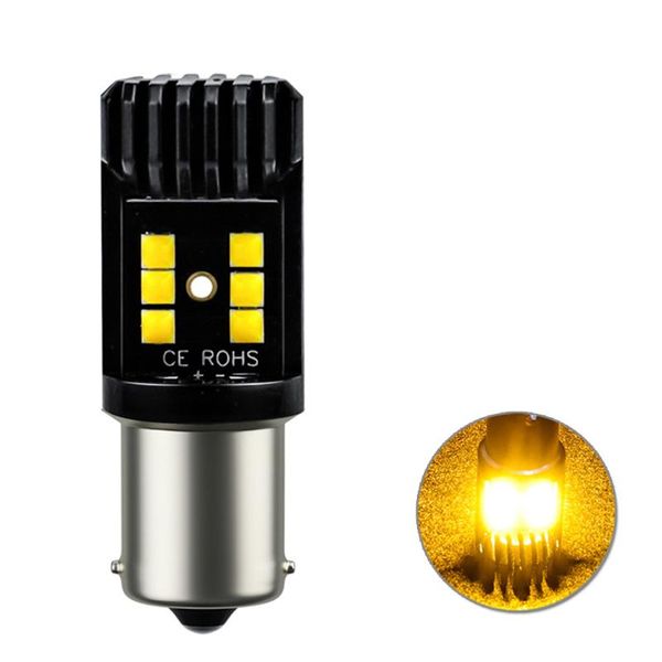 

36w 12-led taillights bulb brake lights 2pcs 12v-24v reversing lamp drl plug type 1156 aluminum car signal lamps