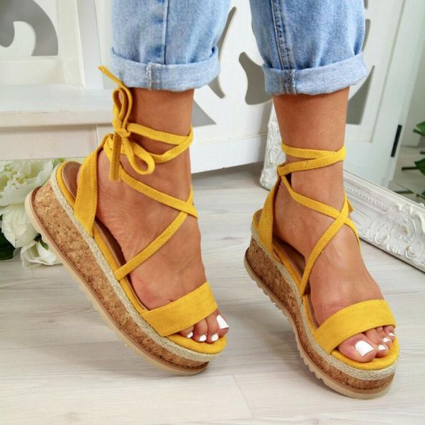 

dropshipping retro womens fashion open toe ankle platform wedges shoes ladies roman sandals buty damskie wedges shoes mujer 2020, Black