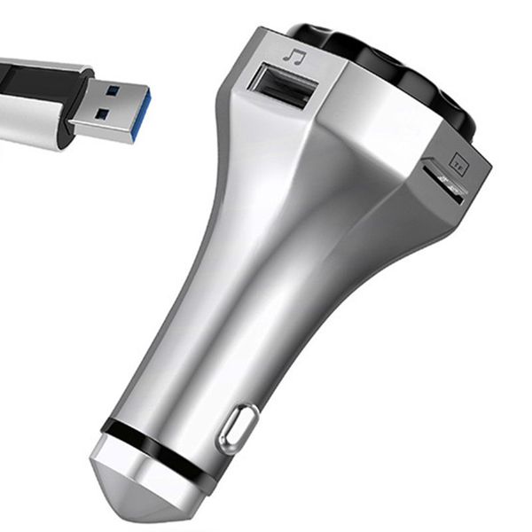 

metal car mp3 player bluetooth hands-call fm launch wireless music playback card usb flash drive usb mobile phone charging