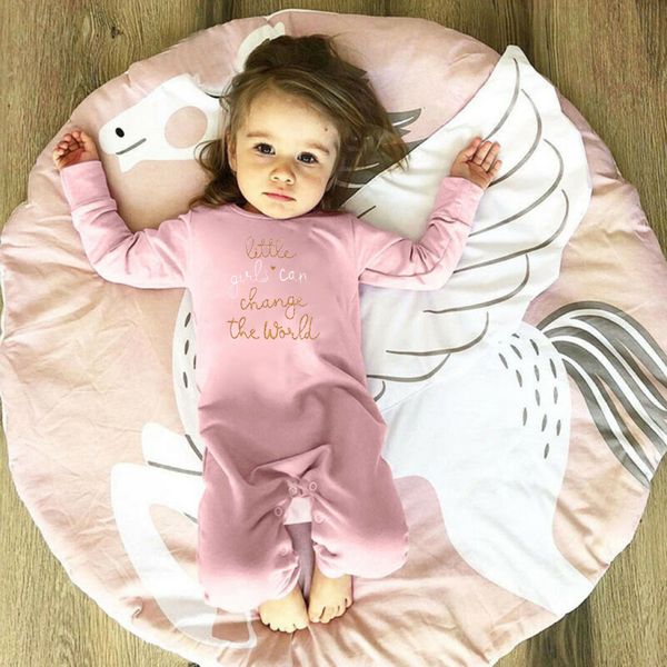 

newborn baby boys girls autumn romper jumpsuit baby outfits infant long sleeve o-neck letter print romper for 0-2t, Blue