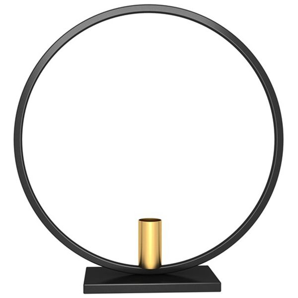 

afbc metal candle holders black candle rack round iron candlestick home christmas party table centerpiece decoration 5 orders