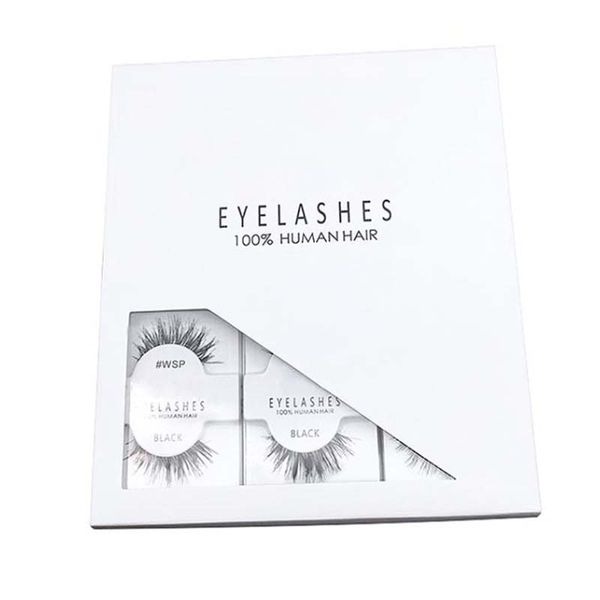 

eyelashes cross fake eye lashes logo printing handmade human hair lashes beauty 3d faux lashes for makeup tools