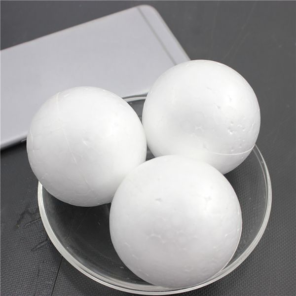 

10cm 12cm 15cm modelling polystyrene styrofoam foam ball white craft balls for diy christmas party decoration supplies gifts 25