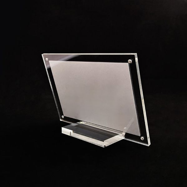 

price tags p frame certificates authorization cards wedding ps 1pc acrylic table card display stand durable