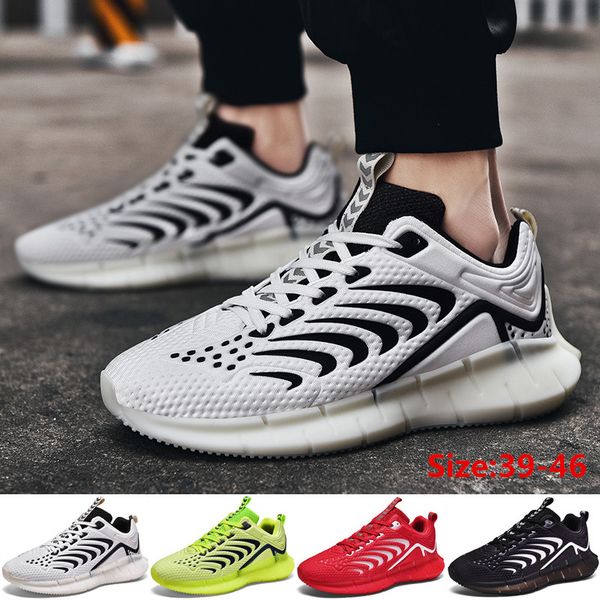 

reflective men shoes glowing in dark men sneakers breathable mesh walking shoes