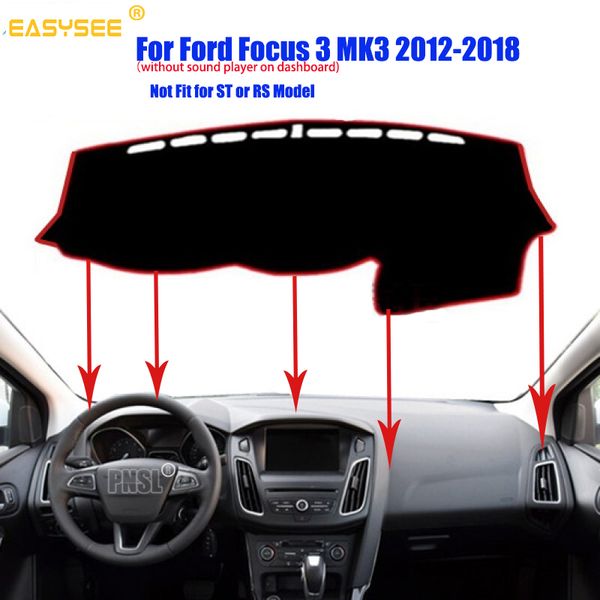 

easysee dashboard cover pad dashmat dash mat sun shade carpet for focus 3 3 2012 2013 2014 2015 2016 2017 2018 dust proof