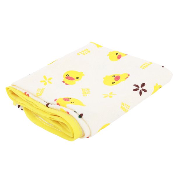 

yellow duck baby changing mat 3 size baby waterproof urine pad mat cotton washable waterproof bed sheet pad