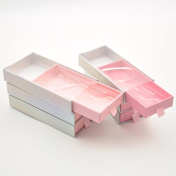 

10pcs/pack wholesale false eyelash packaging box lash boxes packaging custom logo faux mink lashes clear empty case bulk vendors