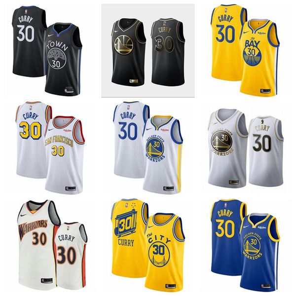 

Мужчины Молодежь Стивен Карри Блэк Голден Стэйт Уорриорз 2019/20 Законченный Аутентичный Джерси