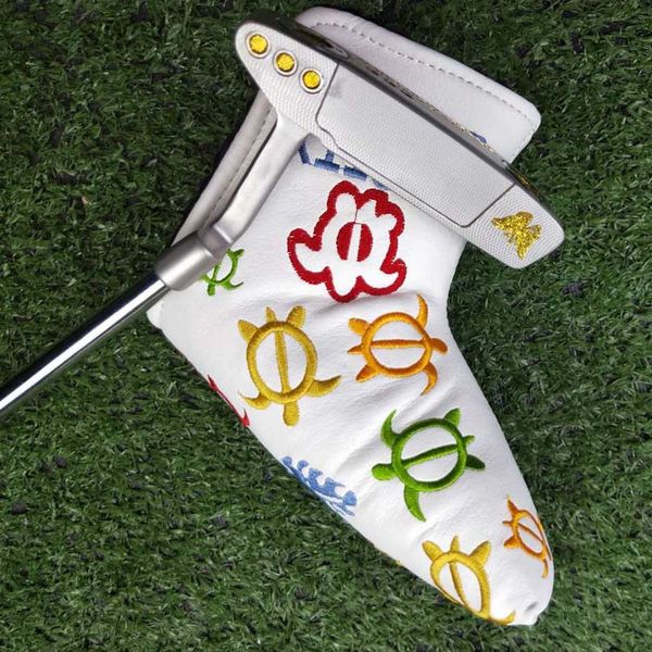 

men golf clubs np2 yellow butterfly limited putters silver golf putter 32 33 34 35 inch for right handed with headcover ing