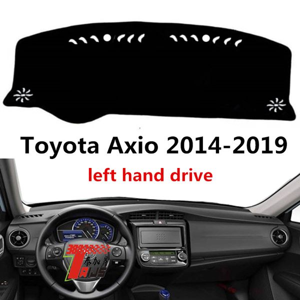 

taijs автомобиль приборной панели крышка коврик для corolla axio левый руль авто приборная панель защитный коврик для axio 2014-2019