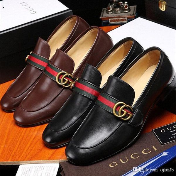 

newst luxurious designers brand red bottoms flats patent leather dress shoes chaussure femme mens shoes dress loafers shoes, Black