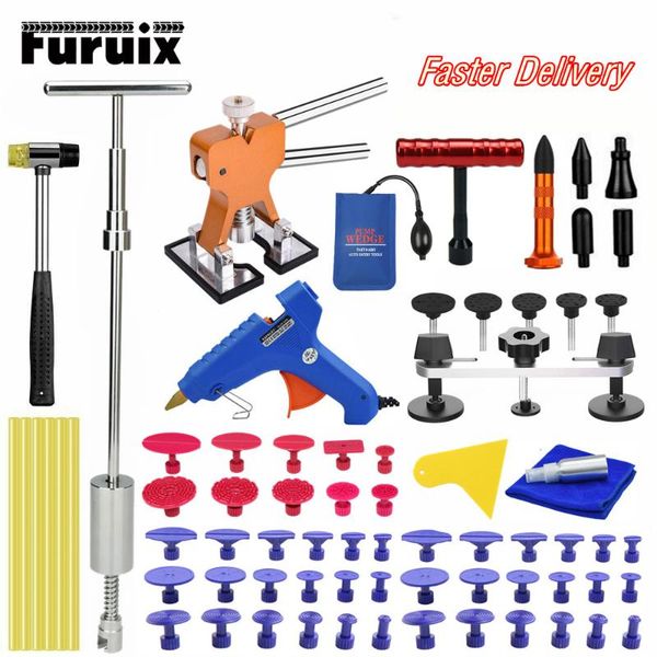 

furuix paintless dent removal kit car body pdr dent repair kit remover