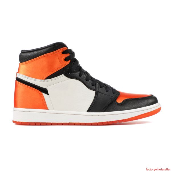 

1 satin shattered backboard 1s basketball shoes factory version new 2019 men sneakers with box
