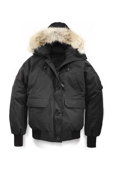 

goose winter down hooded down jacket camouflage pattern canada us women zippers warm down jacket outdoor coats dhl send, Black