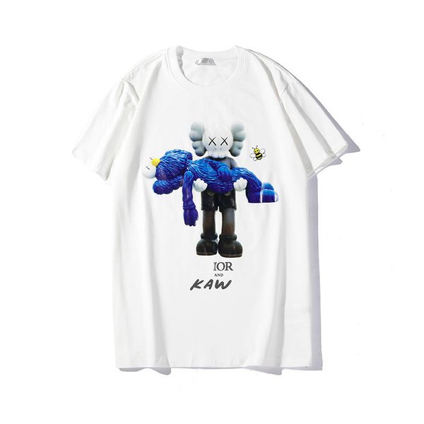 

women summer hip hop cotton casual round neck t-shirt classic fashion brand men fuk embroidered t shirt s-xxl, White