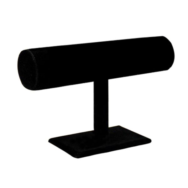 

t-shaped velvet display unit for bracelets and watches black, Pink;blue