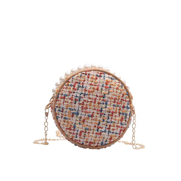 

women fashion casual simple round bags handmade messenger portable single-shoulder bag female mulit style new trend handbag yl4