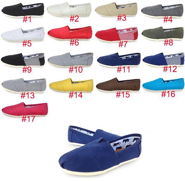 

hot марка мода повседневная обувь женщины / мужчины classics tom mrs мокасины холст slip-on сплошные flats обувь ленивый классический холст, Black