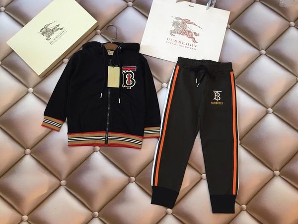 

2019 новый высококачественный детский с длинными рукавами из двух частей костюм190810 # 021, White