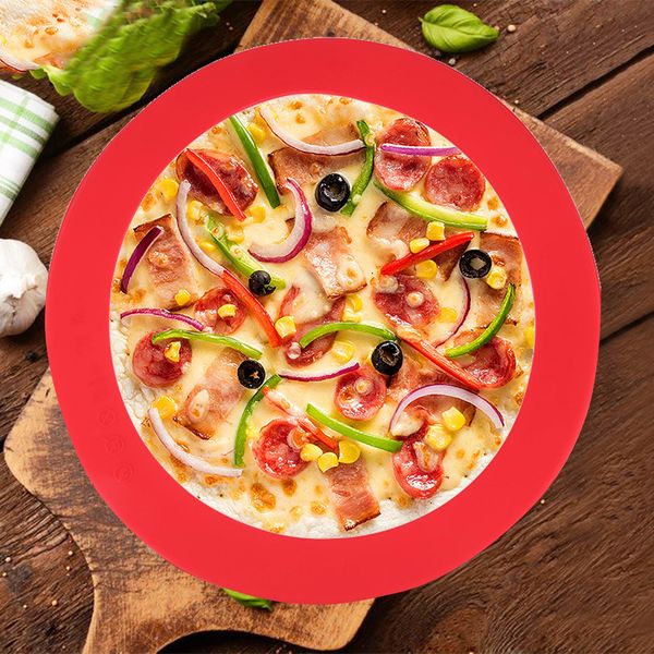 

10 inches silicone crust shields protect edge of pies from burning mini pie pan frame kitchen cuisine decoration supplies #11/6