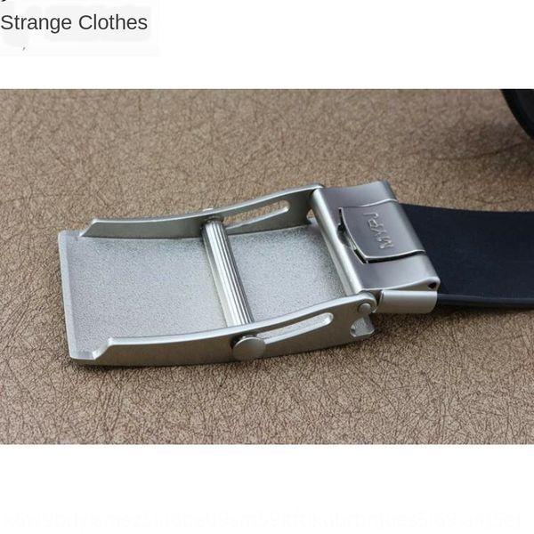 

men's toothless non-perforated roller automatic buckle aviation roller belt old-fashioned ball belt tendon business leisure, Black;brown