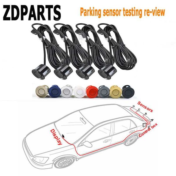 

zdparts 4pcs for 307 206 308 407 207 mitsubishi asx infiniti q50 car parking tracker sensor monitor reversing probe