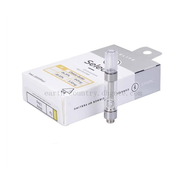 

Select Vape Cartridge0.8ml 1.0ml M6T G5 Carts Elite Vaporizer Pen 510 Thick Oil Atomizer Ceramic Coil Tank 12 Flavor Box