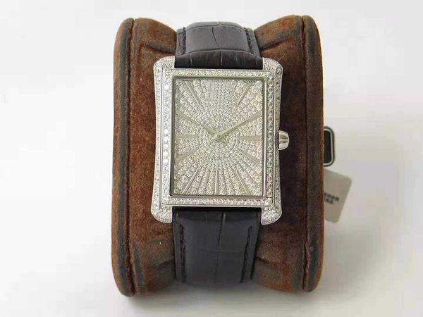

kz black diamond 18k platinum swiss watch 9015 automatic steel vph 316l -tie dial g0a33076 mens radioactive 21600 case sapphire crystal gdxc, Slivery;brown
