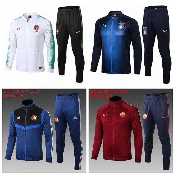 

feyenoords ромас benficas croatias portugals italys майо нога футбол футбол костюм свитер бег трусцой survetement тренировки костюм # 45126, Gray