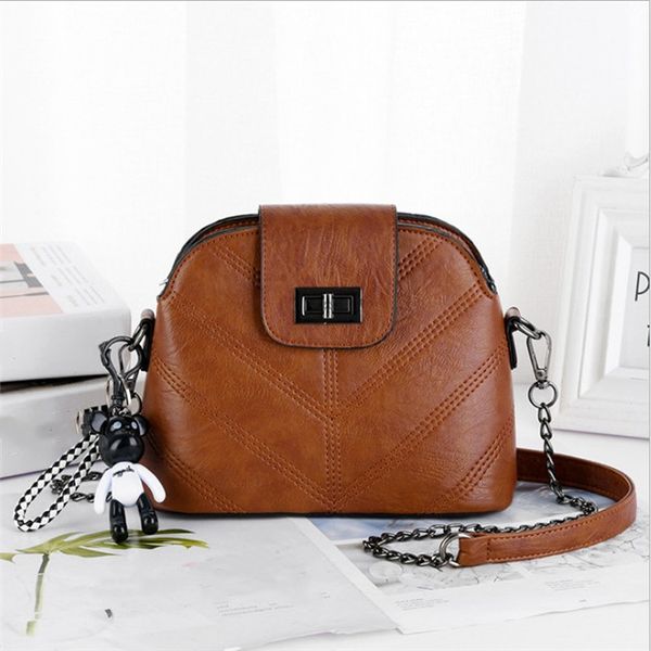 

2020 fashion new female bag trend simple wild one shoulder chain casual crossbody bag ing