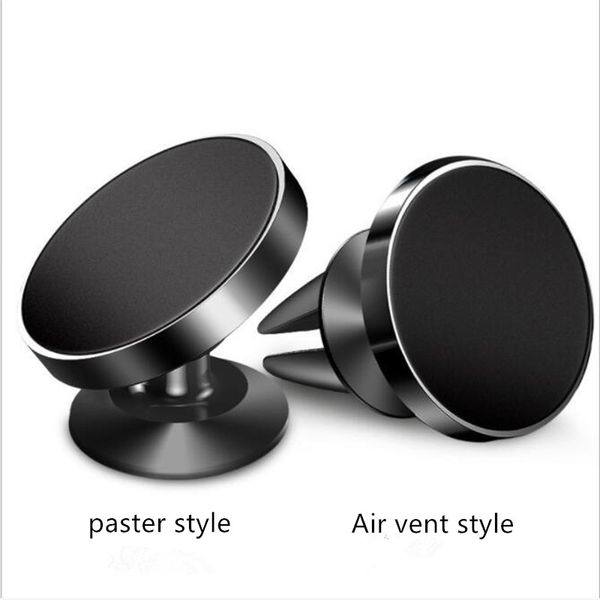 

strong magnetic phone stand car air vent mount 360 degree rotation universal phone holder with package for mobile phone