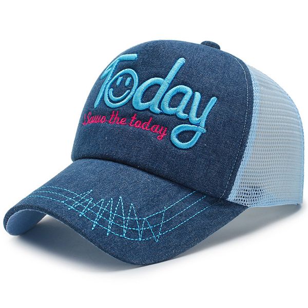 

hat female spring and summer baseball cap korean casual wild hat for woman shade sunscreen cap sunscreen, Blue;gray