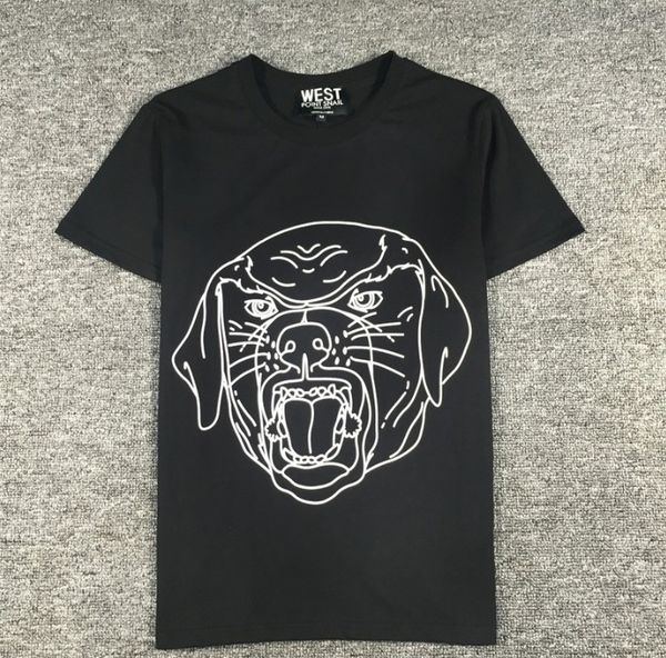

summer t shirt fashion animal print mens designer t shirt short sleeves men women casual tees, White;black