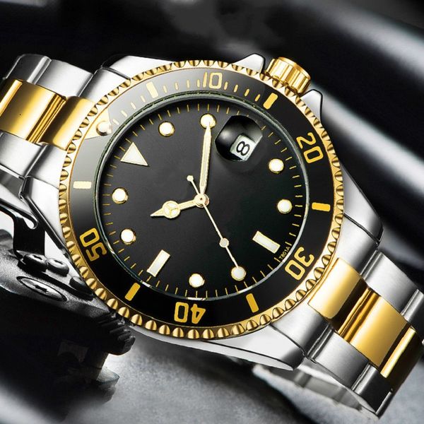 

super quality luxury mens watches ceramic bezel 116610 men all steel strap automatic mechanical watch royal oak wristwatch self-wind dz, Slivery;brown