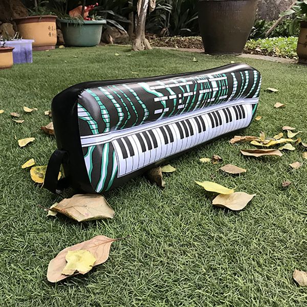 

novelty plastic inflatable piano toy summer beach swim pool funny toys children water large seaside outdoor game props wholesale