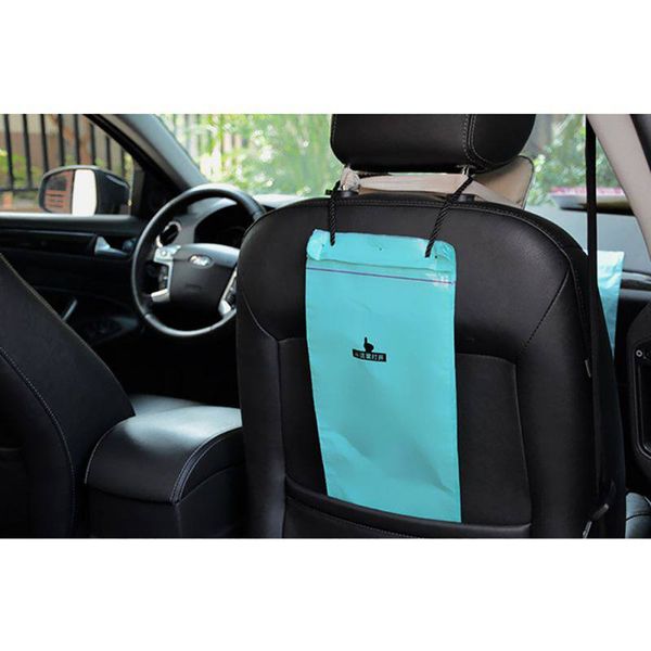 

50pcs car paste garbage bag car garbage bag seat back hanging disposable storage