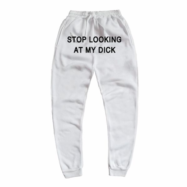 

new sweat pants men women autumn winter brand gyms sweatpants joggers hip hop print high waist trousers streetwear sweatpants, Black