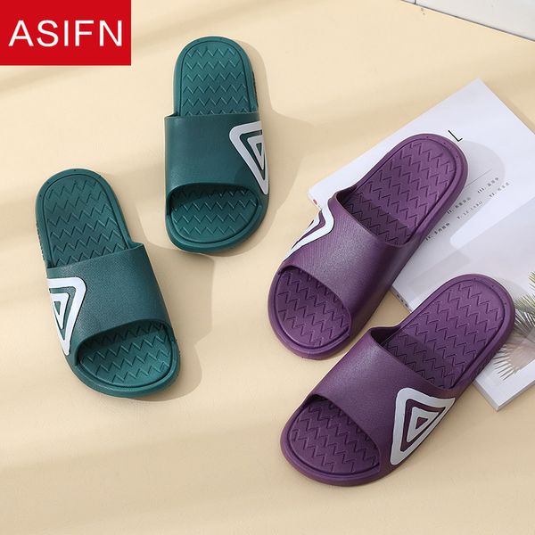 

asifn summer beach вьетнамки для мужчин тапочки женщин non скольжению открытый спорт слайды мужской ванной chanclas hombre обувь человек, Black