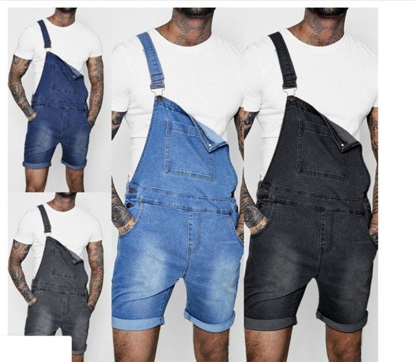 

fashion mens overalls shorts designer denim skinny colorful summer shorts mens short jeans jumpsuits, White;black