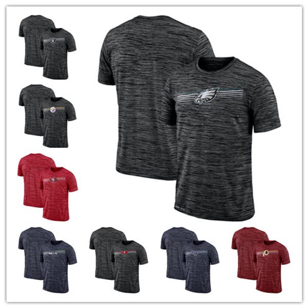 

2019 Men Pittsburgh Raiders Eagles Steelers 49ers Washington Seahawks Buccaneers Titans Redskins Sideline Velocity Performance T-shirt