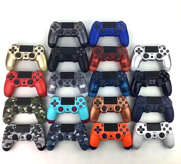 

Bluetooth wirele p 4 controller with light lim for p 4 vibration joy tick gamepad p 4 game controller with retail box