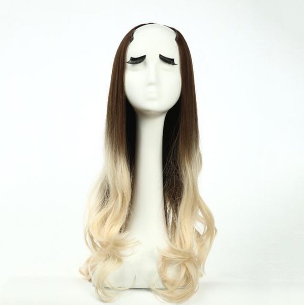 Long Loose Wave Hair Lady Wig Medium Wig Cover Synthetic Hair