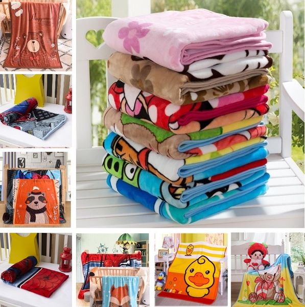 

cartoon kids blankets flannel /cats/bears/dogs warm cartoon blankets smooth flannel blankets baby beddings swaddling blanket 1*1.4m
