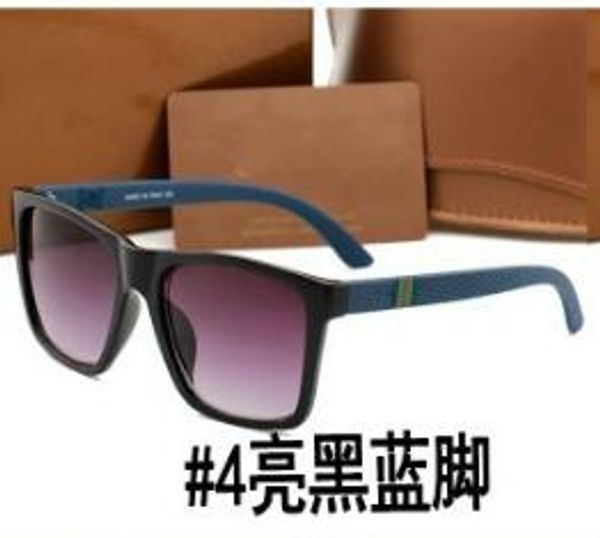 

new 2019 men's and women's glass sunglasses hd explosion-proof glass case set, White;black