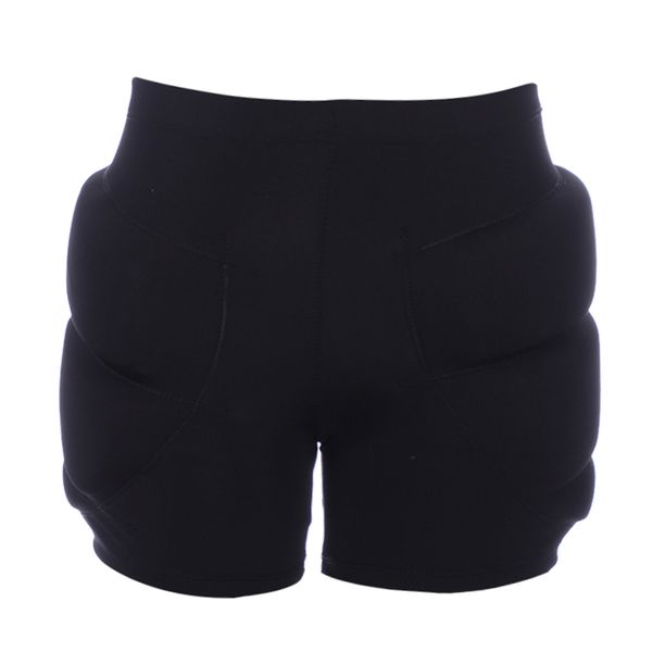 

3d protection hip butt eva paded short pants protective gear guard impact pad ski ice skating snowboard for women men kids, Gray;blue