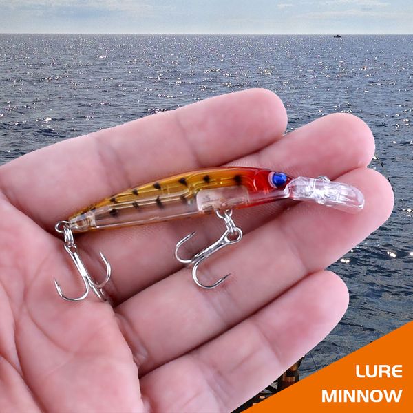 NEUES Freies verschiffen 85mm 4g Minnow Angeln lockt angelgerät Minnow Angeln köder Hohe Qualität